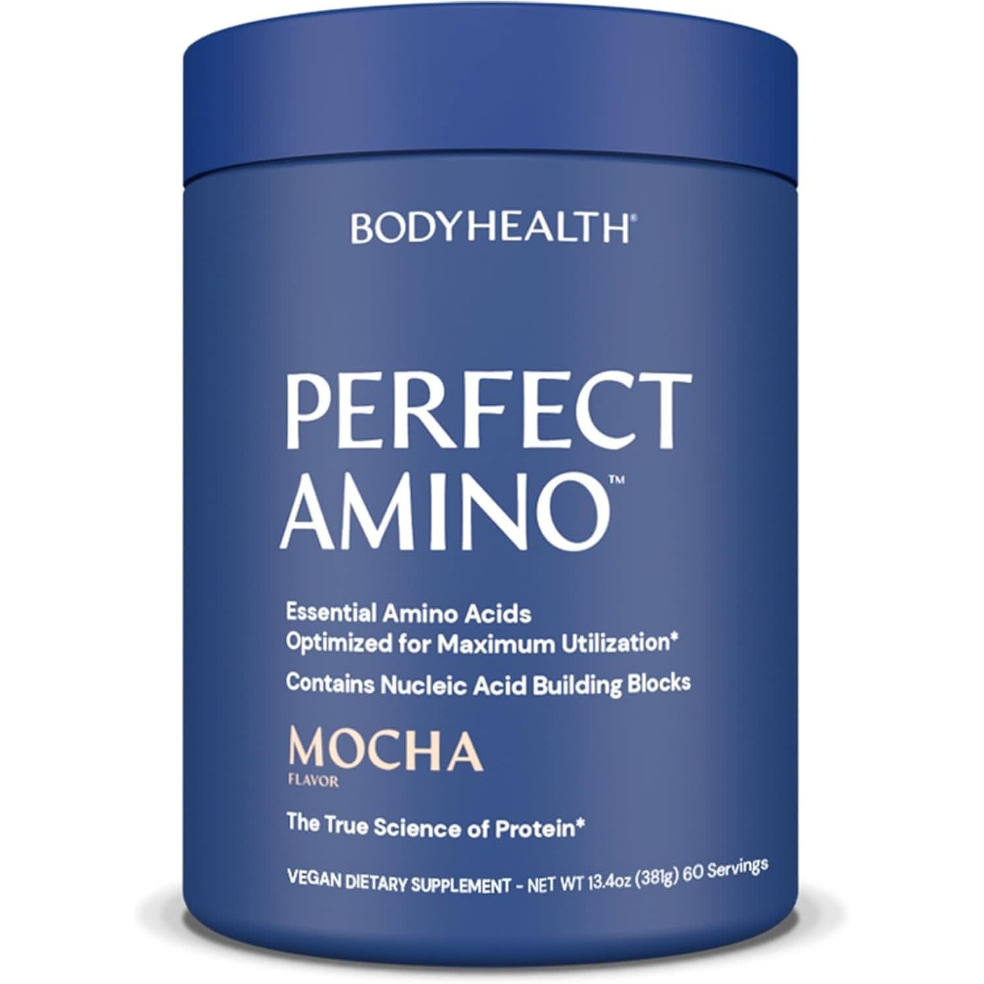 Bodyhealth Perfectamino Powder - BCAA and EAA Powder for Pre and Post Workout - Amino Acid Energy Drink Powder for Men and Women to Support Lean Muscle and Recovery - Mixed Berry - 30 Servings