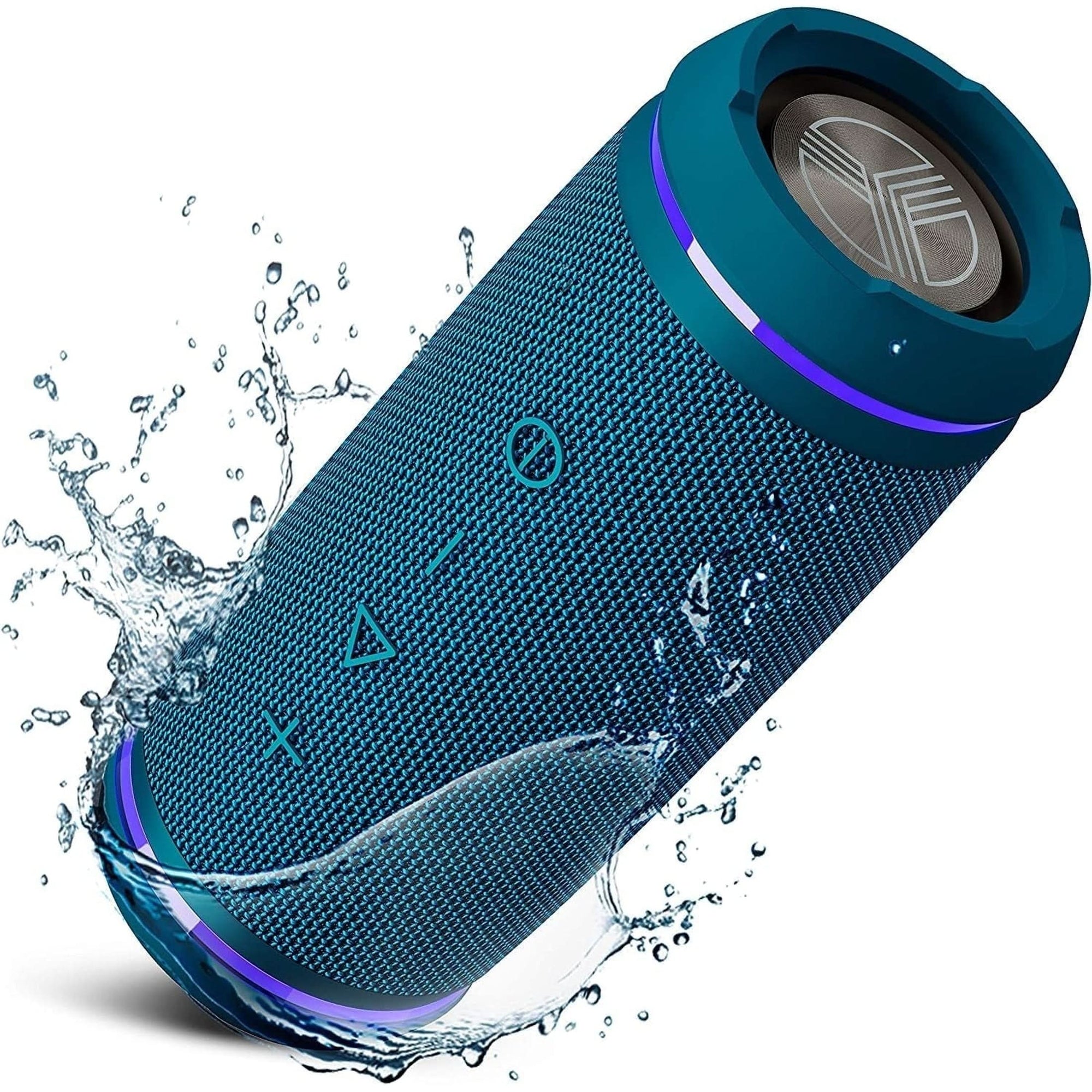 TREBLAB HD77 - Portable Bluetooth Speaker - Powerful 360° Sound, 30W Audio with Impactful Bass, 20H Battery, IPX7 Waterproof, Shockproof, TWS Stereo, Speaker Bluetooth Wireless for Outdoor, Beach Pool