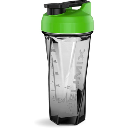 HELIMIX 2.0 Vortex Blender Shaker Bottle Holds Upto 28Oz | No Blending Ball or Whisk | USA Made | Portable Pre Workout Whey Protein Drink Cup | Mixes Cocktails Smoothies Shakes | Top Rack Safe