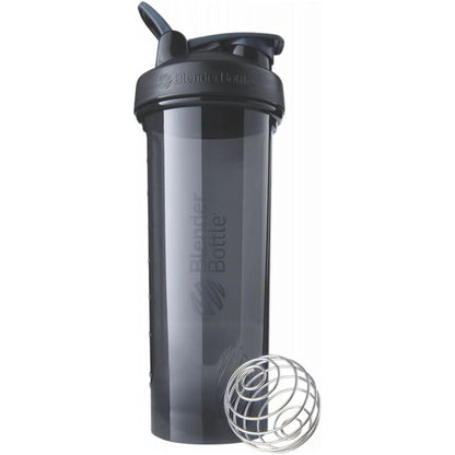 Blenderbottle Shaker Bottle Pro Series Perfect for Protein Shakes and Pre Workout, 24-Ounce, Black/Clear