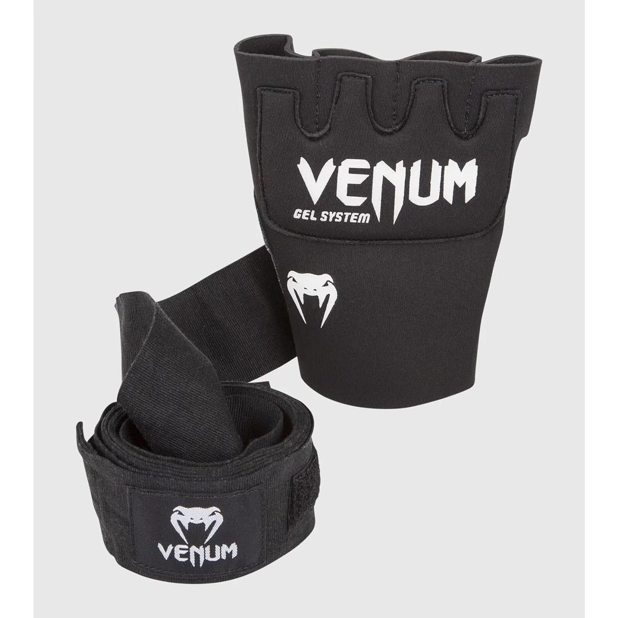 Venum "Kontact" Gel Glove Wraps, Black