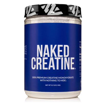 Pure Creatine Monohydrate – 200 Servings - 1,000 Grams, 2.2Lb Bulk, Vegan, Non-Gmo, Gluten Free, Soy Free. Aid Strength Gains, No Artificial Ingredients - Naked CREATINE