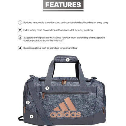 Adidas Unisex Defender 4 Small Duffel Bag adidas