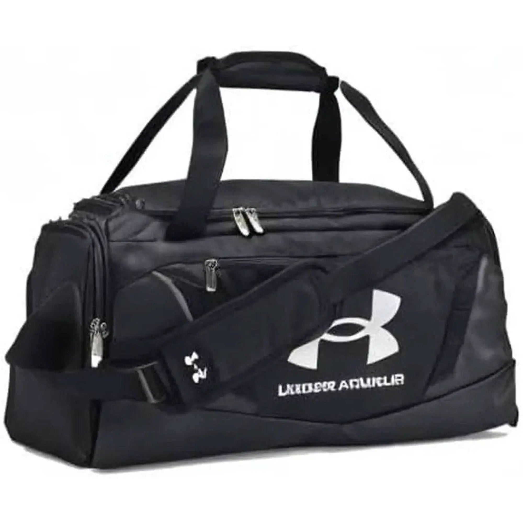 Under Armour Unisex-Adult Undeniable 5.0 Duffle , Black 001 /Metallic Silver , Medium