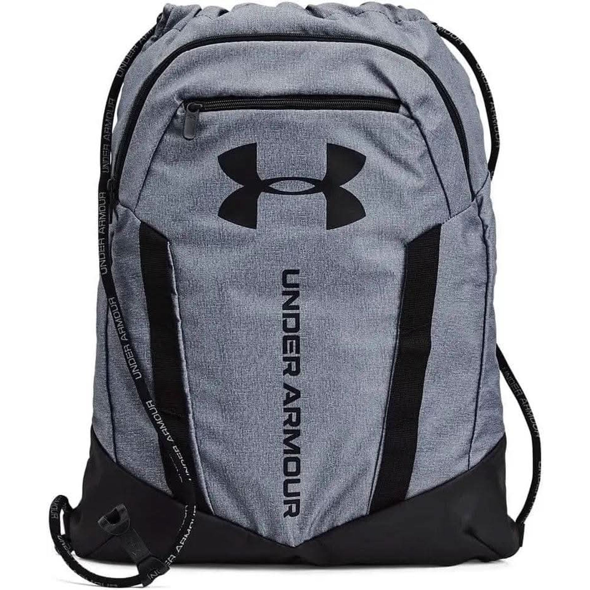 Under Armour Sackpack -Adult Undeniable Sackpack , Black (001)/Metallic Silver , One Size Fits Most Under Armour