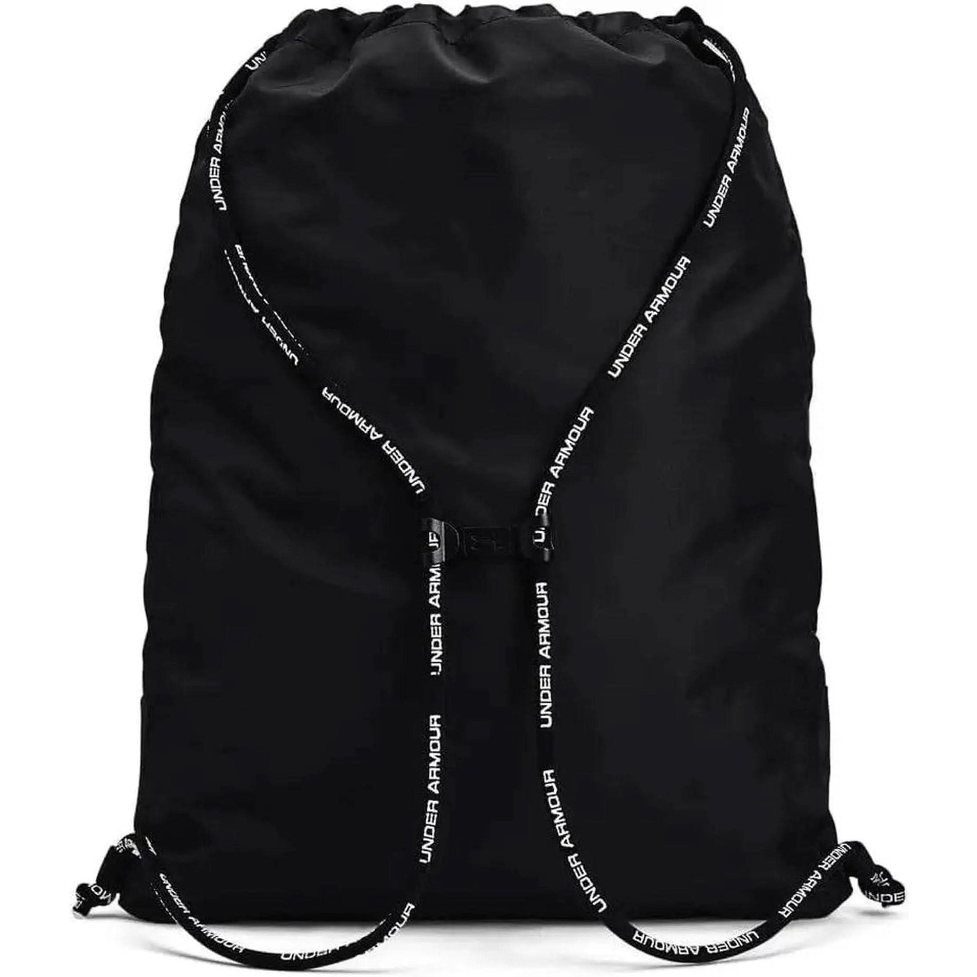 Under Armour Sackpack -Adult Undeniable Sackpack , Black 001 /Metallic Silver , One Size Fits Most