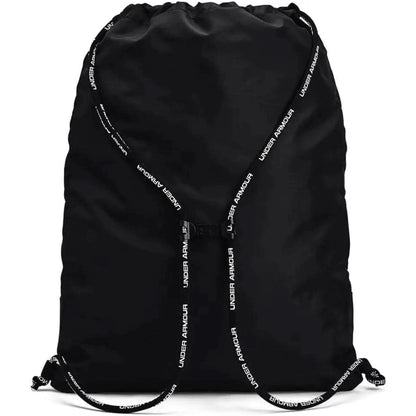 Under Armour Sackpack -Adult Undeniable Sackpack , Black 001 /Metallic Silver , One Size Fits Most