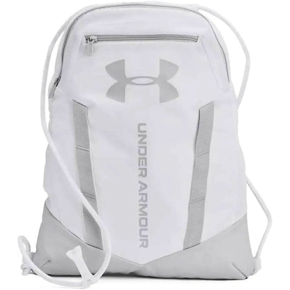 Under Armour Sackpack -Adult Undeniable Sackpack , Black 001 /Metallic Silver , One Size Fits Most