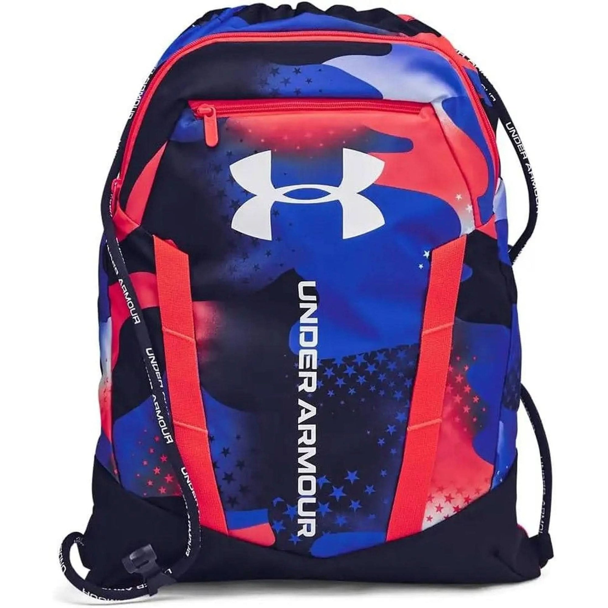 Under Armour Sackpack -Adult Undeniable Sackpack , Black 001 /Metallic Silver , One Size Fits Most