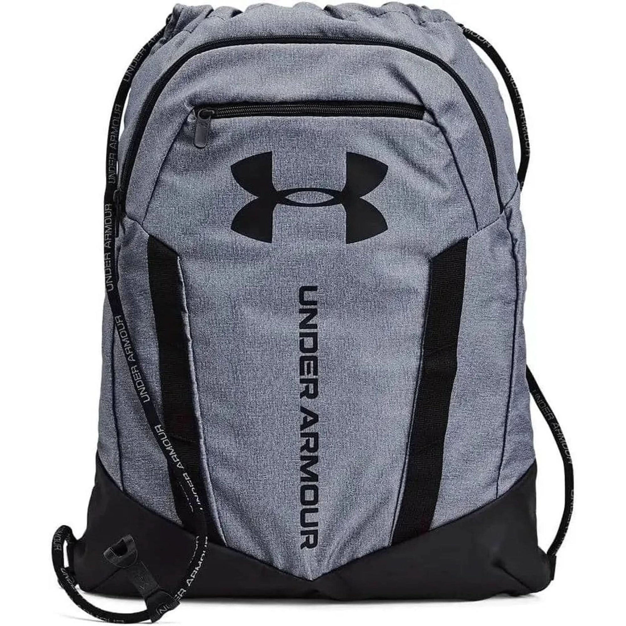 Under Armour Sackpack -Adult Undeniable Sackpack , Black 001 /Metallic Silver , One Size Fits Most