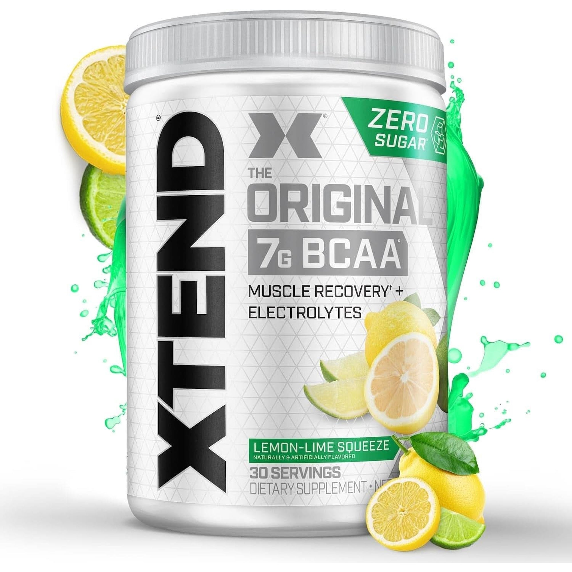 Xtend XTEND Original BCAA Powder 7G BCAA and 2.5G L-Glutamine, Sugar Free Post Workout Muscle Recovery Drink with Amino Acids for Men & Women, 30 Servings