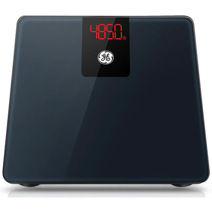 GE Bathroom Scale Body Weight: Digital BMI Weight Balance Scales FSA HSA Eligible Heavy Duty Measuring Scale for People Accurate Bluetooth Weighing Scale Electronic Weigh Scales, Black