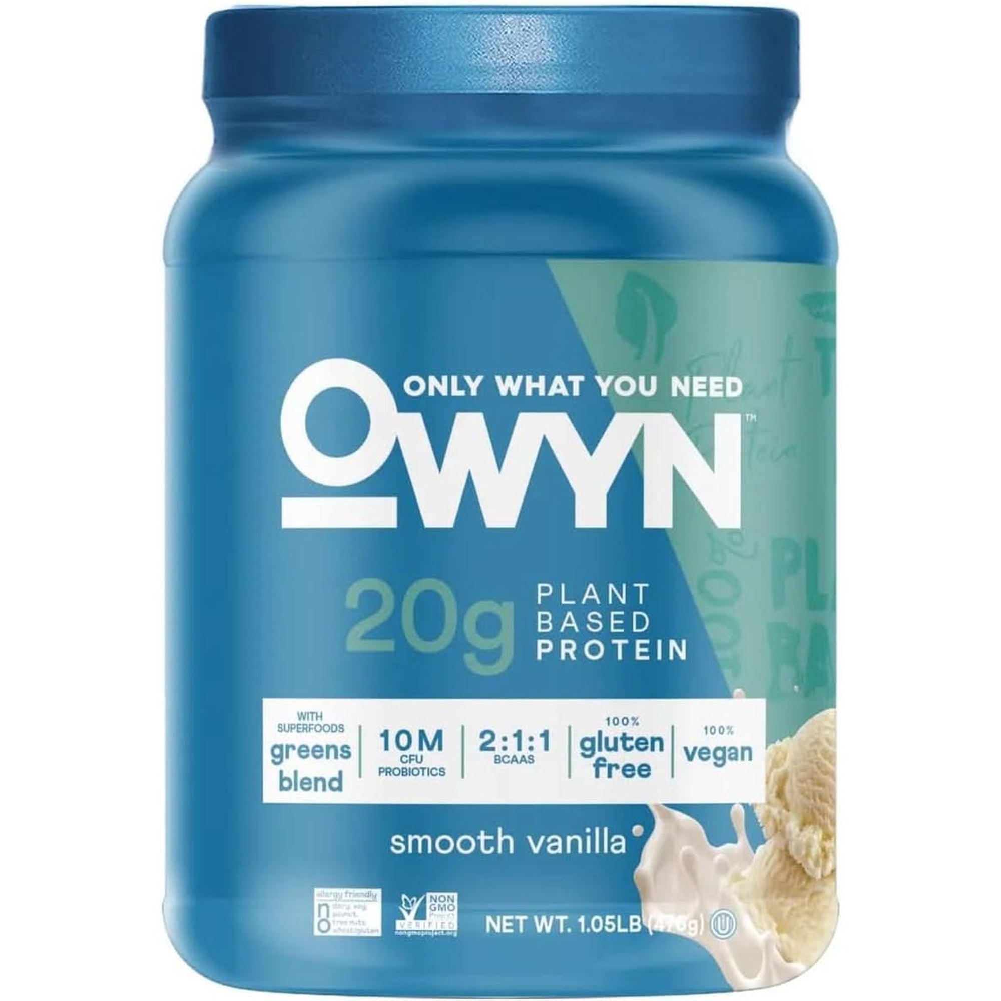 OWYN Only What You Need Pro Elite Vegan 30G Plant-Based High Protein Powder, Zero Sugar (Dark Chocolate, 2.9 Lbs)