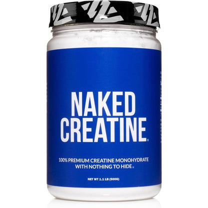 Pure Creatine Monohydrate – 200 Servings - 1,000 Grams, 2.2Lb Bulk, Vegan, Non-Gmo, Gluten Free, Soy Free. Aid Strength Gains, No Artificial Ingredients - Naked CREATINE