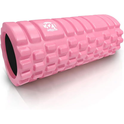 321 STRONG Foam Roller - Medium Density Deep Tissue Massager for Muscle Massage and Myofascial Trigger Point Release, with 4K Ebook