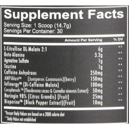 REDCON1 Total War Preworkout - Contains 320Mg of Caffeine from Green Tea, Juniper & Beta Alanine - Pre Work Out with Amino Acids to Increase Pump, Energy + Endurance (Rainbow Candy, 30 Servings)