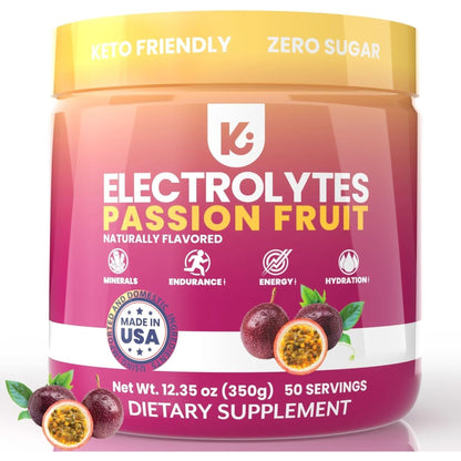 Keppi Keto Electrolytes Powder No Sugar - Sugar Free Electrolytes - Keto Hydration Electrolytes - Made in USA - Delicious Raspberry Lemonade Flavor - Mixes Easily No Clumps