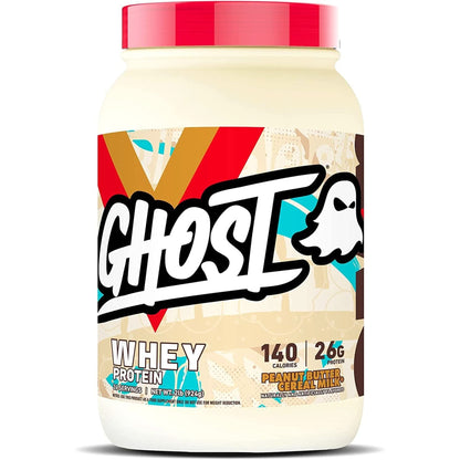 GHOST Whey Protein Powder, Chips Ahoy - 2LB Tub, 25G of Protein - Chocolate Chip Cookie Flavored Isolate, Concentrate & Hydrolyzed Whey Protein Blend