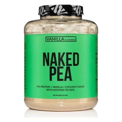 Naked Pea - Vanilla Pea Protein - Pea Protein Isolate from North American Farms - 5Lb Bulk, Plant Based, Vegetarian & Vegan Protein. Easy to Digest, Non-Gmo, Gluten Free, Lactose Free, Soy Free