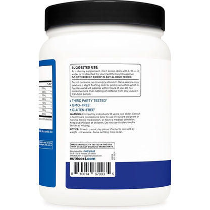 Nutricost Pre-X Xtreme Pre-Workout Complex Powder, Blue Raspberry, 60 Servings, Vegetarian, Non-Gmo and Gluten Free