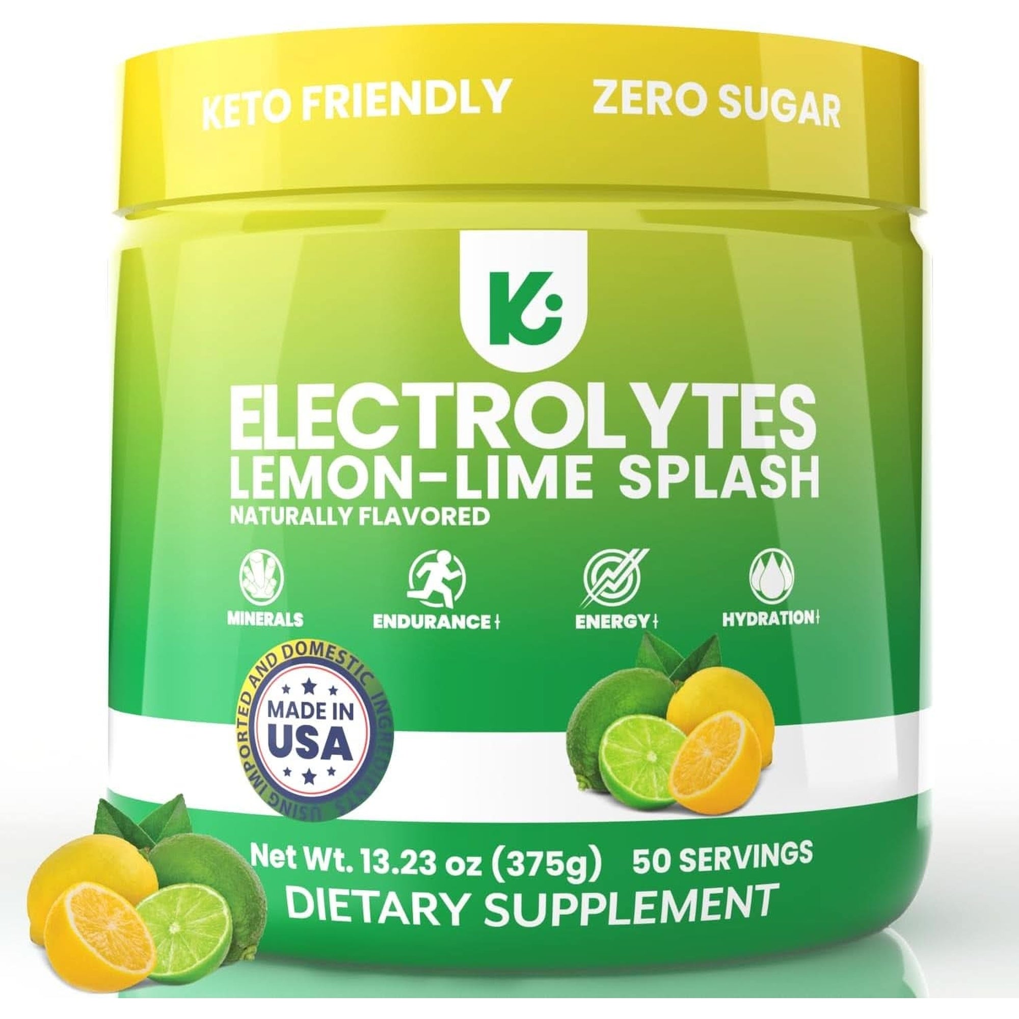 Keppi Keto Electrolytes Powder No Sugar - Sugar Free Electrolytes - Keto Hydration Electrolytes - Made in USA - Delicious Raspberry Lemonade Flavor - Mixes Easily No Clumps