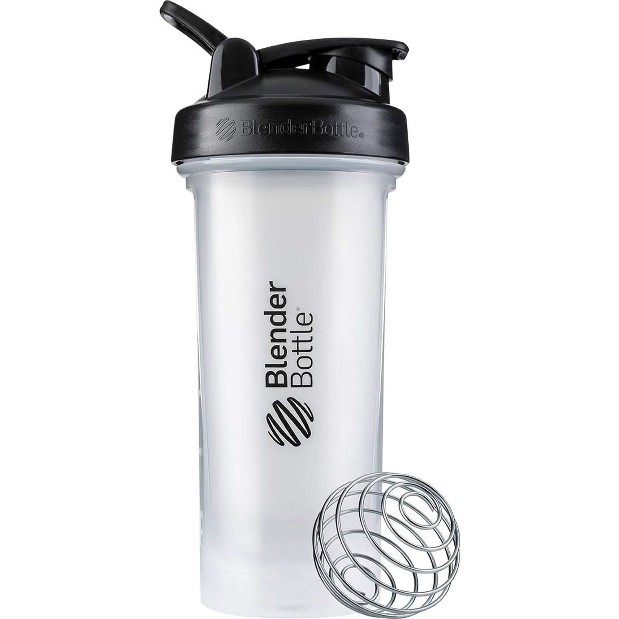 Blenderbottle Classic V2 Shaker Bottle Perfect for Protein Shakes and Pre Workout, 28-Ounce, Grey/Black, Black Shadow