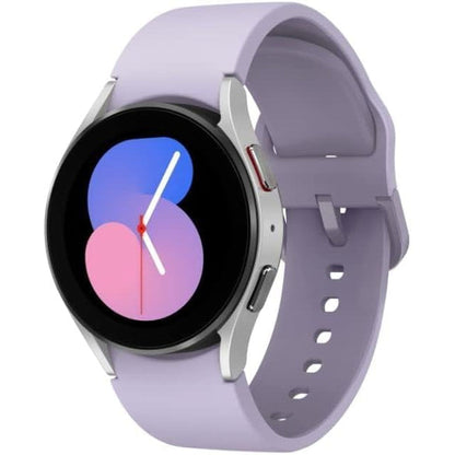 Samsung Galaxy Watch 5 40Mm LTE Smartwatch, US Version, Silver Bezel W/ Purple Band (Renewed)