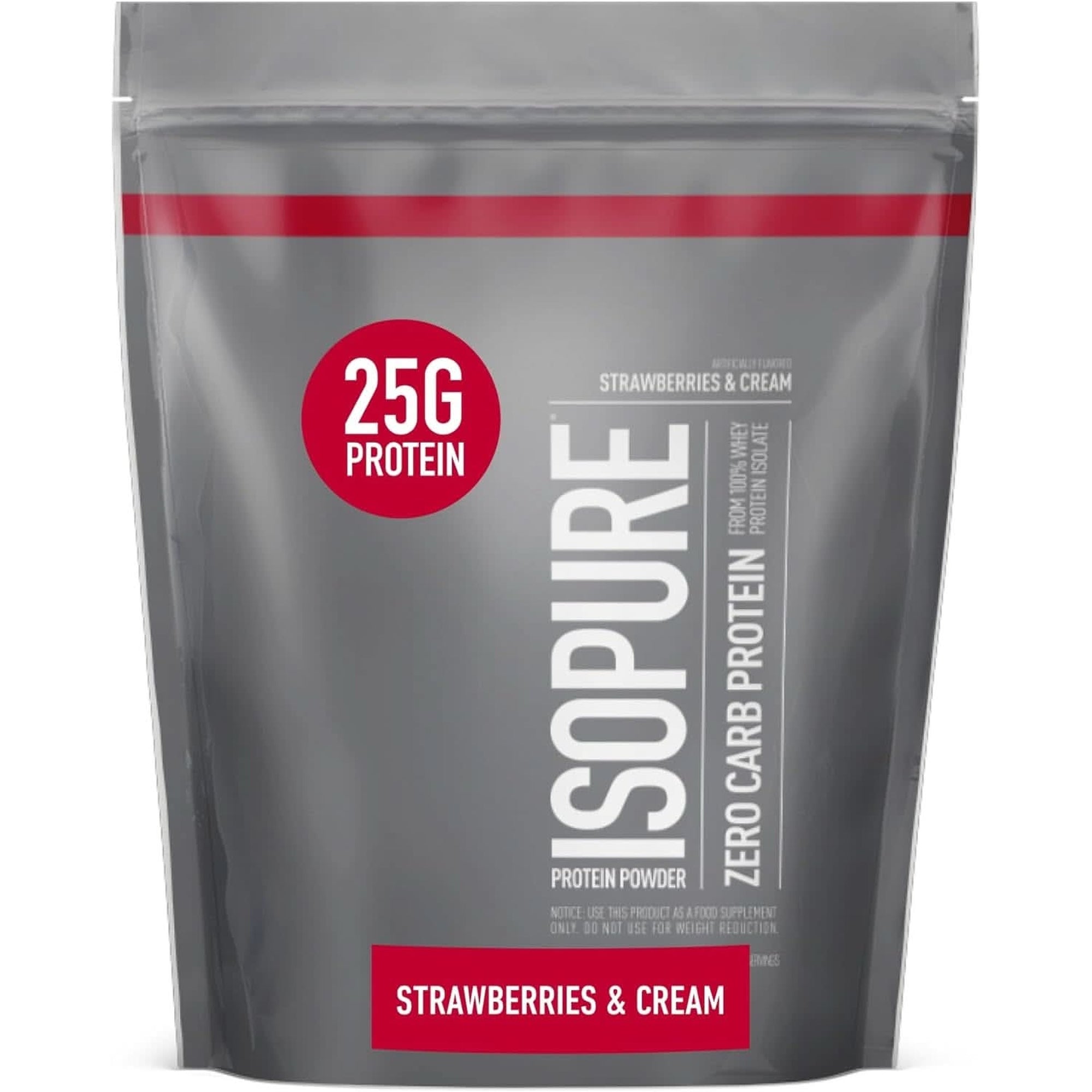 Isopure Protein Powder, Whey Isolate with Vitamin C & Zinc for Immune Support, 25G Protein, Low Carb & Keto Friendly, Flavor: Dutch Chocolate, 62 Servings, 4.5 Pounds (Packaging May Vary)