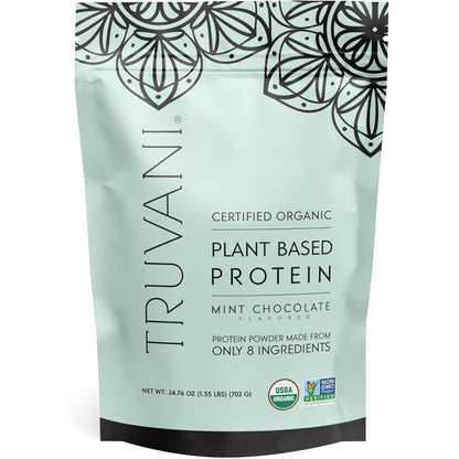 Truvani Pea Protein Powder, Vanilla, 20.9Oz, 1Pk, 20 Servings