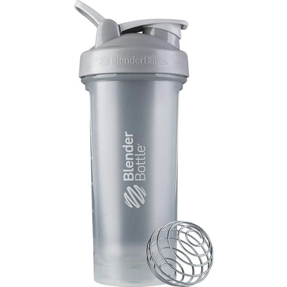 Blenderbottle Classic V2 Shaker Bottle Perfect for Protein Shakes and Pre Workout, 28-Ounce, Grey/Black, Black Shadow