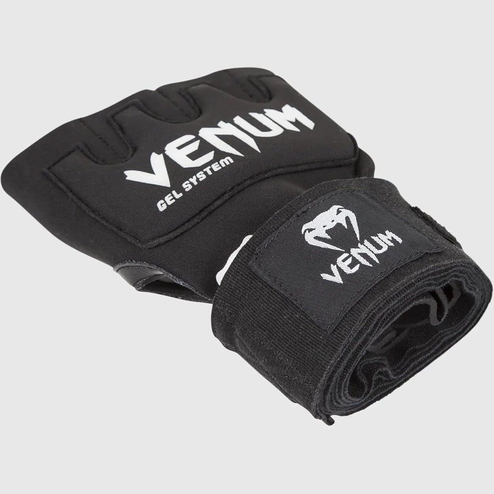 Venum "Kontact" Gel Glove Wraps, Black