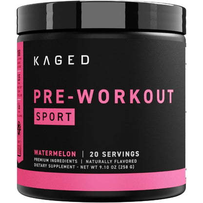 Kaged Pre-Kaged Sport Pre Workout Powder | Blue Razz | Energy Supplement for Endurance | Cardio, Weightlifting Sports Drink | 20 Servings