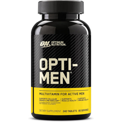 Optimum Nutrition Opti-Men, Vitamin C, Zinc and Vitamin D, E, B12 for Immune Support Mens Daily Multivitamin Supplement, 150 Count (Packaging May Vary)