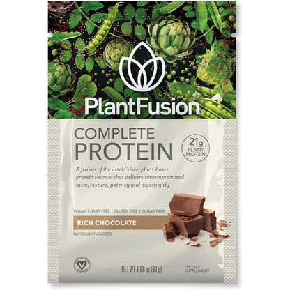 Plantfusion Complete Vegan Protein Powder - Plant Based Protein Powder with Bcaas, Digestive Enzymes and Pea Protein - Keto, Gluten Free, Soy Free, Non-Dairy, No Sugar, Non-Gmo - Vanilla Bean 2 Lb