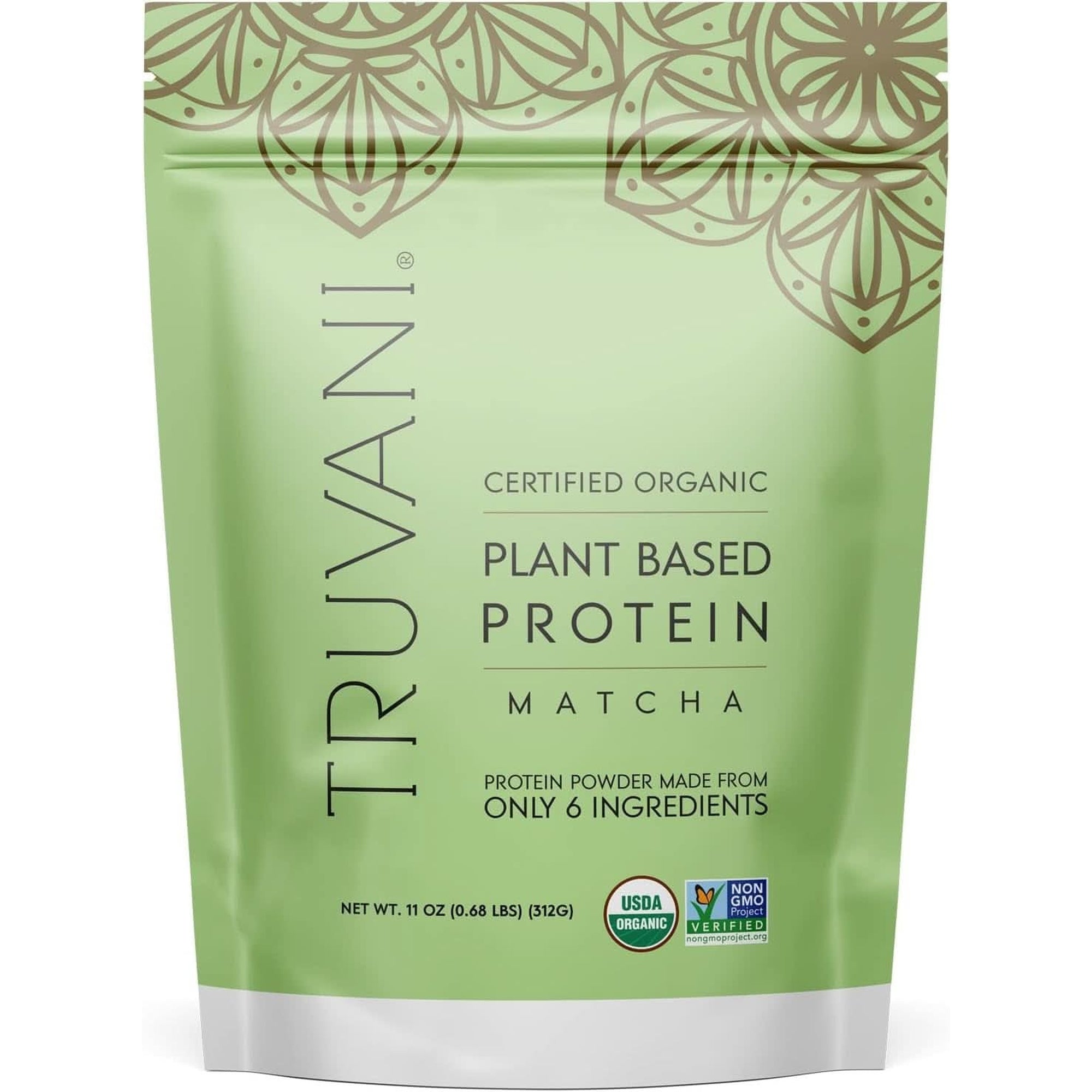 Truvani Pea Protein Powder, Vanilla, 20.9Oz, 1Pk, 20 Servings