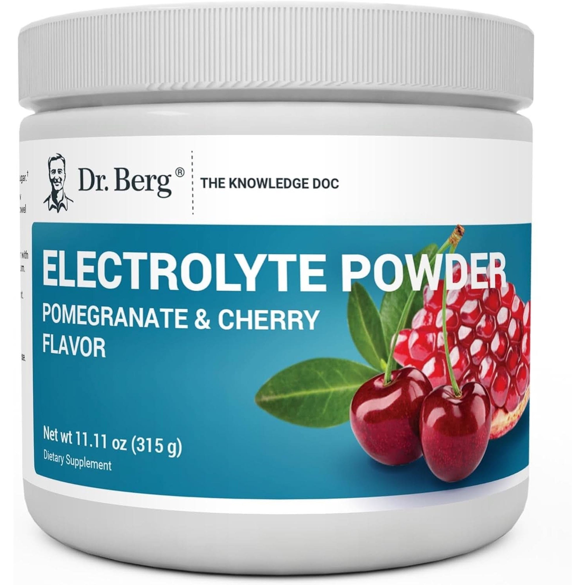 Dr. Berg Zero Sugar Hydration Keto Electrolyte Powder - Enhanced W/ 1000 Mg of Potassium & Real Pink Himalayan Salt (NOT Table Salt) - Raspberry & Lemon Flavor Hydration Drink Supplement, 100 Servings