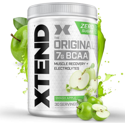 Xtend XTEND Original BCAA Powder 7G BCAA and 2.5G L-Glutamine, Sugar Free Post Workout Muscle Recovery Drink with Amino Acids for Men & Women, 30 Servings