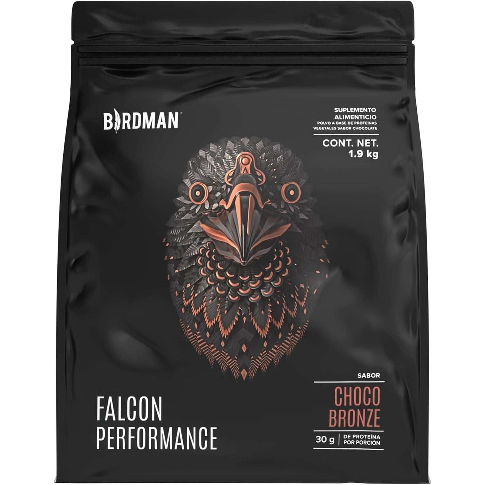 BIRDMAN Falcon Performance Vegan Protein Powder, 31G Protein, 5G Creatine, 5G BCAA, Probiotics, Electrolytes, Pre Workout, Low Carb, Sugar Free & Dairy Free, Plant Based Vanilla Protein -19 Servings