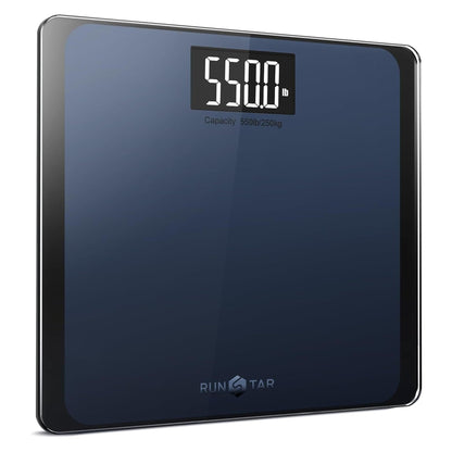 550Lb Bathroom Digital Scale for Body Weight with Ultra-Wide Platform and Large LCD Display, Accurate High Precision Scale with Extra-High Capacity