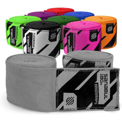 Sanabul Elastic 180 Inch Boxing Handwraps | Boxing Gloves Muay Thai MMA Boxing Hand Wraps