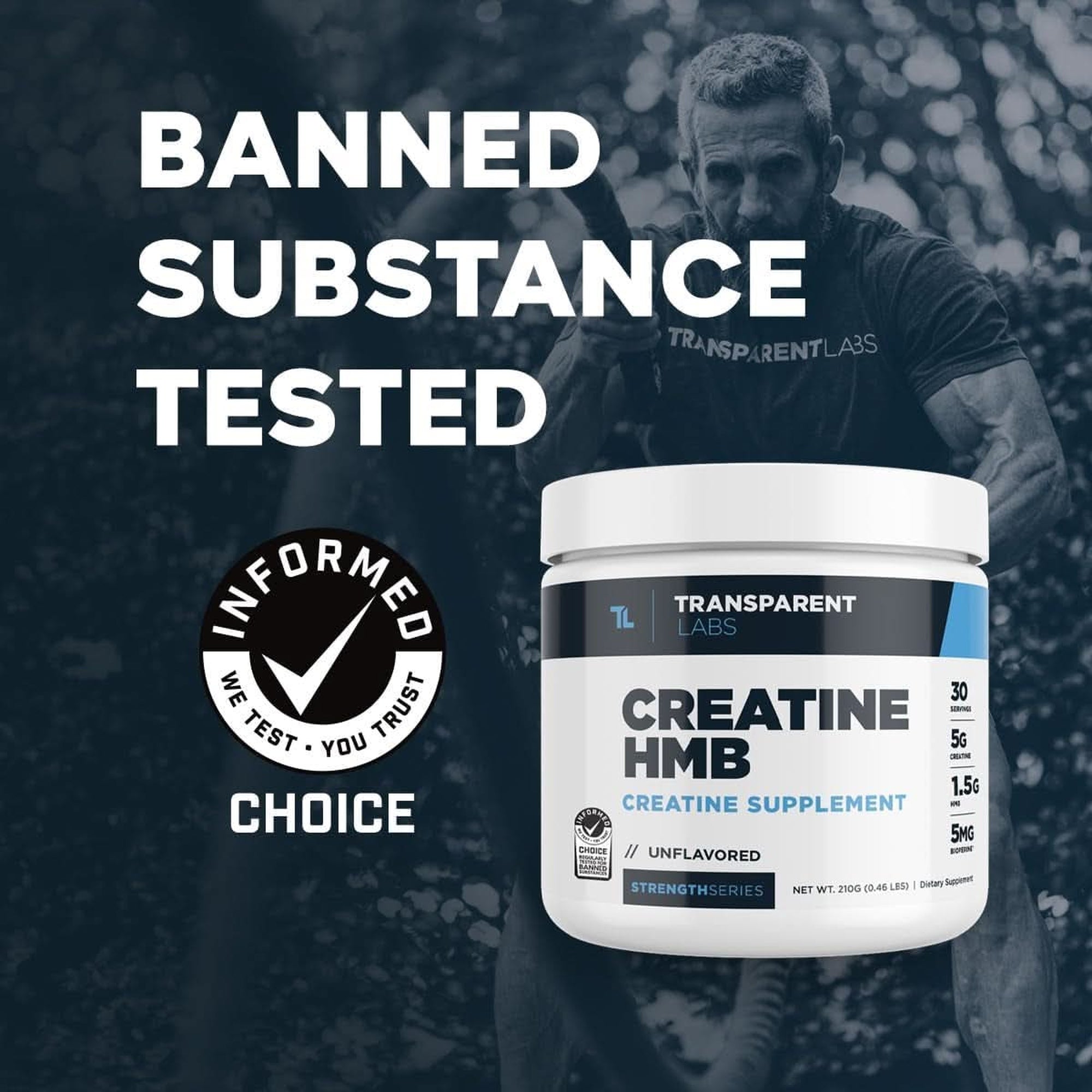 Transparent Labs Creatine HMB - Creatine Monohydrate Powder with HMB for Muscle Growth, Increased Strength, Enhanced Energy Output, and Improved Athletic Performance - 30 Servings, Strawberry Lemonade