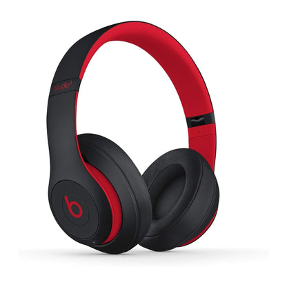 Beats Studio3 Decade Collection Wireless Over-Ear Headphones - Defiant Black/Red (Renewed)