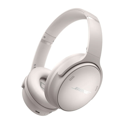 Bose Quietcomfort Bluetooth Headphones, Wireless Headphones, over Ear Noise Cancelling Headphones with Mic, up to 24 Hours of Battery Life, White Smoke