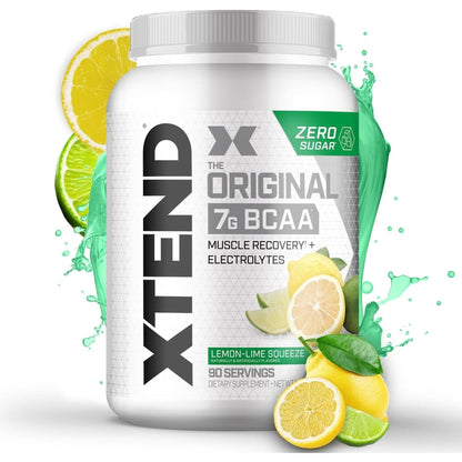 Xtend XTEND Original BCAA Powder 7G BCAA and 2.5G L-Glutamine, Sugar Free Post Workout Muscle Recovery Drink with Amino Acids for Men & Women, 30 Servings