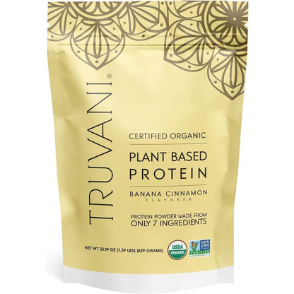 Truvani Pea Protein Powder, Vanilla, 20.9Oz, 1Pk, 20 Servings