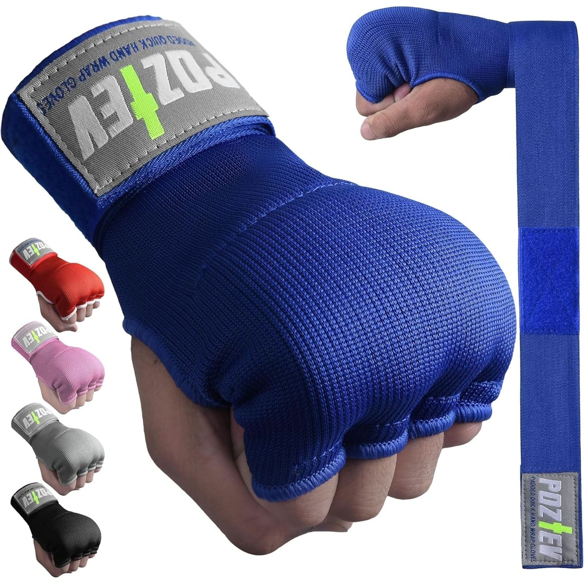 Boxing Hand Wraps for Men & Women - Boxing Quick Wraps Inner Gloves Kickboxing Handwraps for Boxing Gloves Gear Knuckle Support Elastic Wrist Straps for Training MMA Shadowboxing Muay Thai