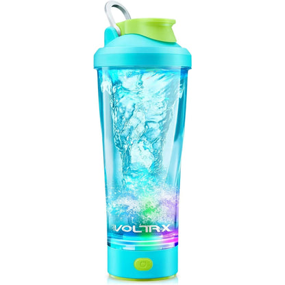 VOLTRX Premium Electric Protein Shaker Bottle, Made with Tritan - BPA Free - 30 Oz Vortex Portable Mixer Cup/Usb Rechargeable Shaker Cups for Protein Shakes