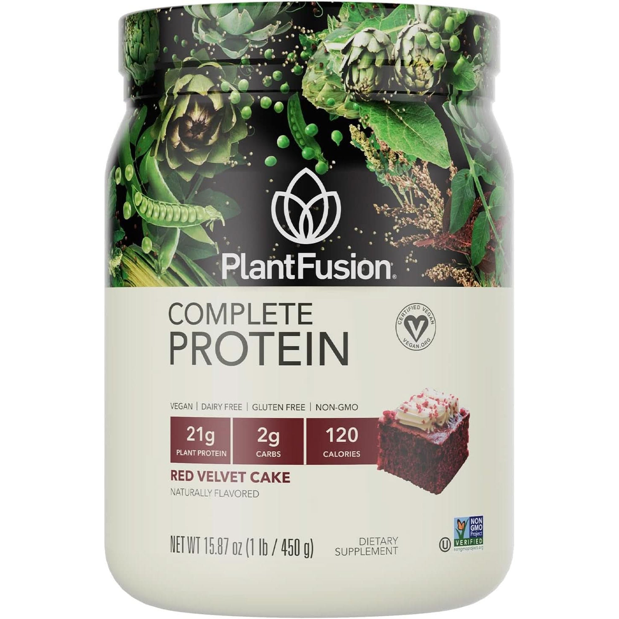 Plantfusion Complete Vegan Protein Powder - Plant Based Protein Powder with Bcaas, Digestive Enzymes and Pea Protein - Keto, Gluten Free, Soy Free, Non-Dairy, No Sugar, Non-Gmo - Vanilla Bean 2 Lb