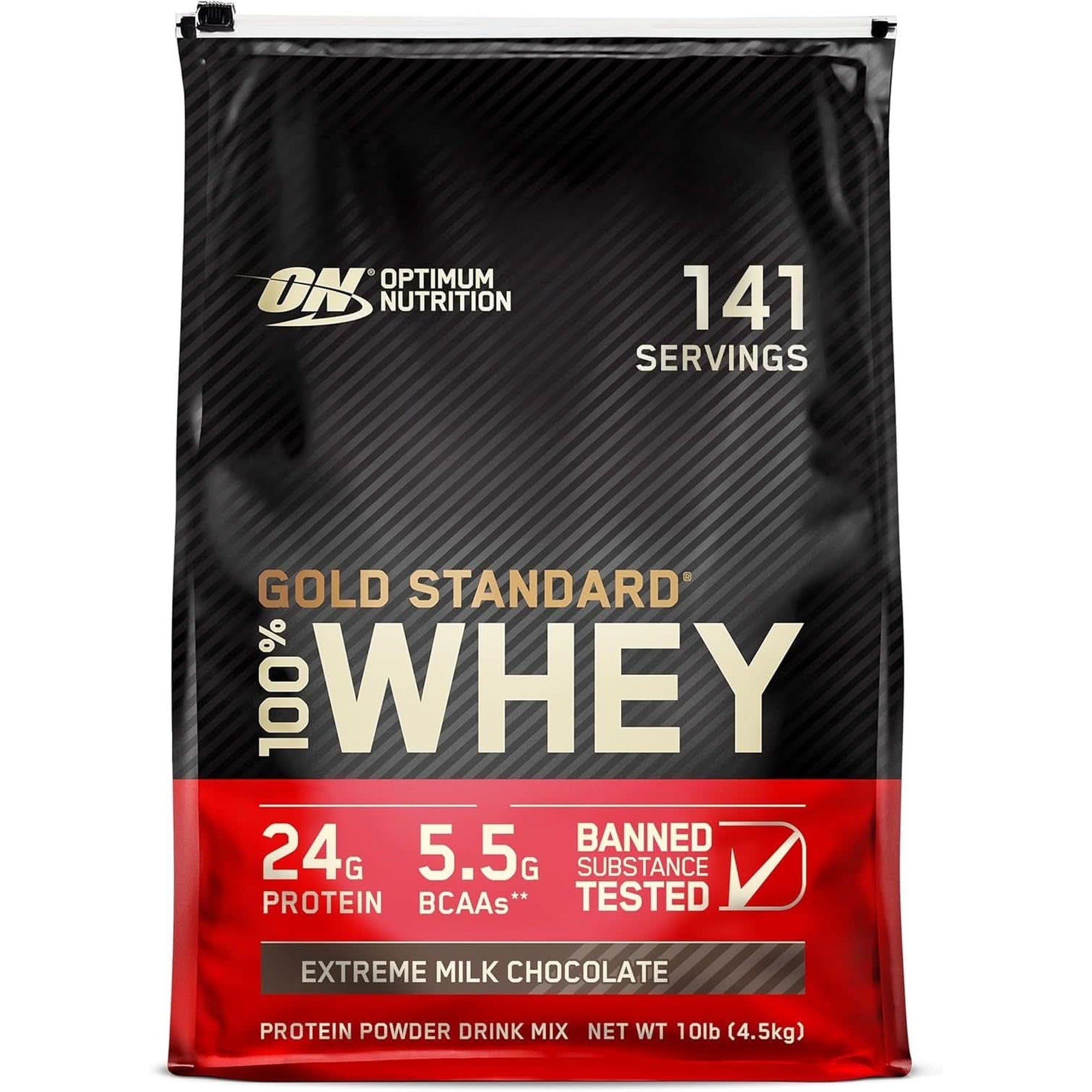 Optimum Nutrition Gold Standard 100% Whey Protein Powder, Double Rich Chocolate, 2 Pound (Packaging May Vary)