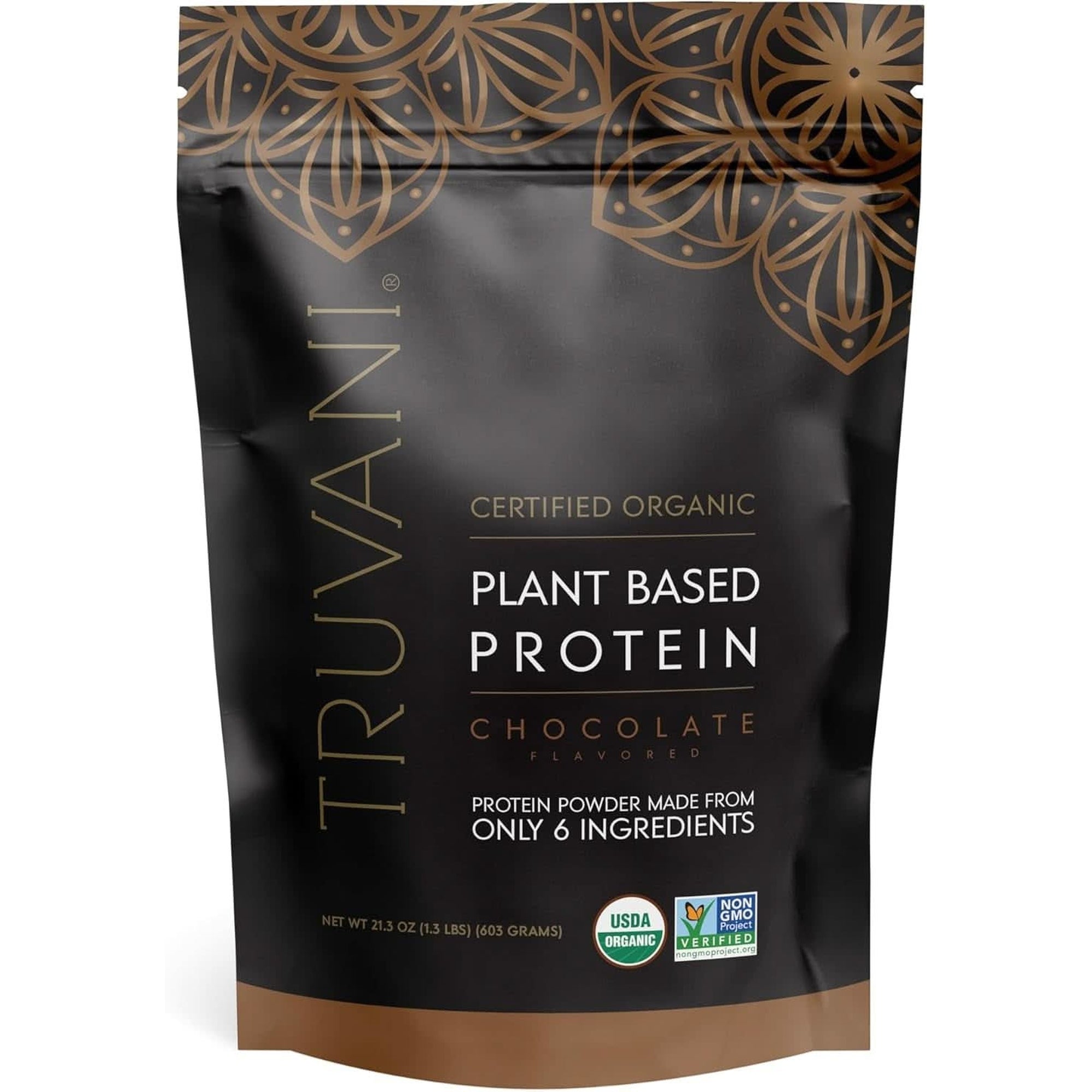 Truvani Pea Protein Powder, Vanilla, 20.9Oz, 1Pk, 20 Servings